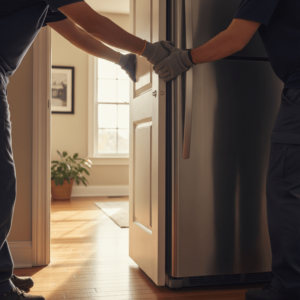 Professional appliance delivery in Baton Rouge home